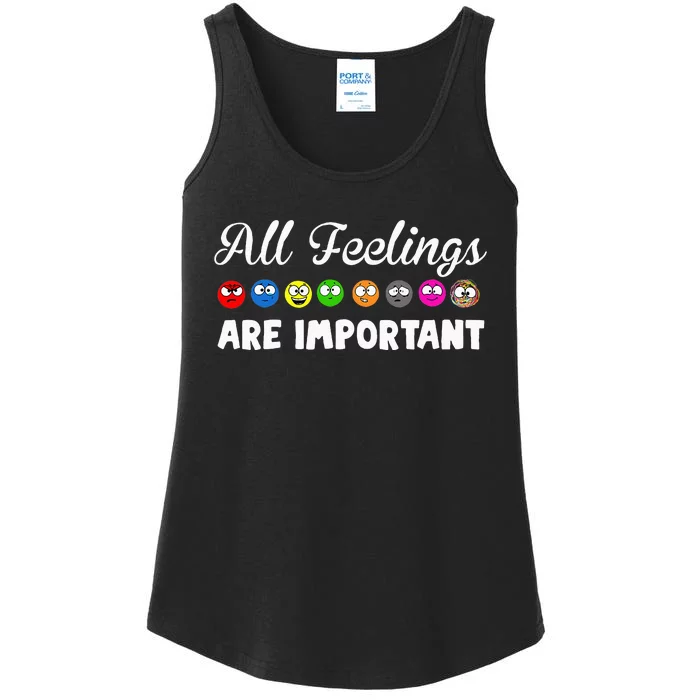 All Feelings Are Important Ladies Essential Tank