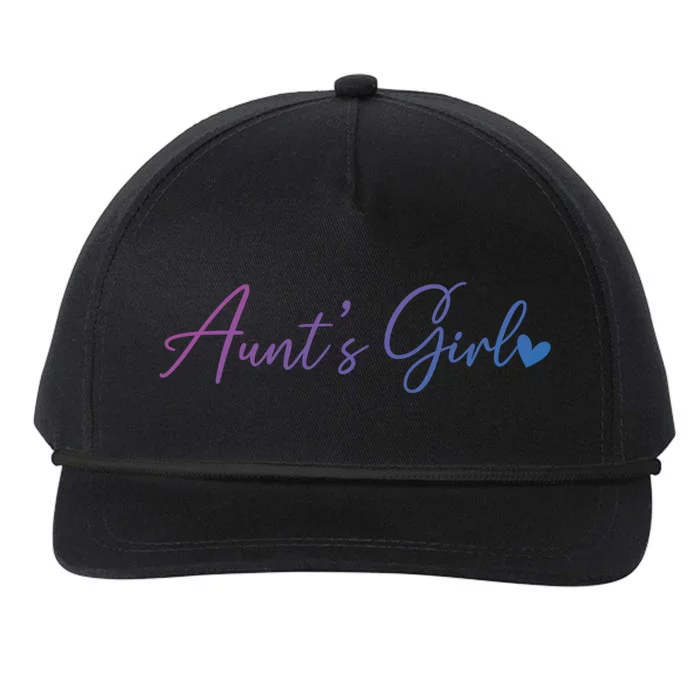 Aunts From Aunt To Niece Gift Snapback Five-Panel Rope Hat