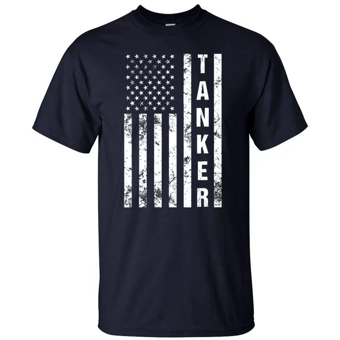 American Flag Army Tanker Tall T-Shirt