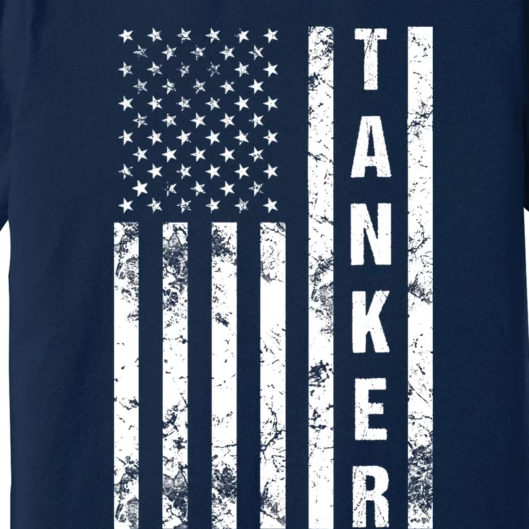 American Flag Army Tanker Premium T-Shirt