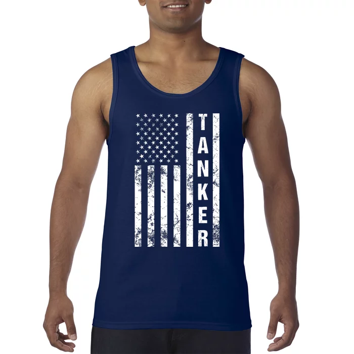 American Flag Army Tanker Tank Top