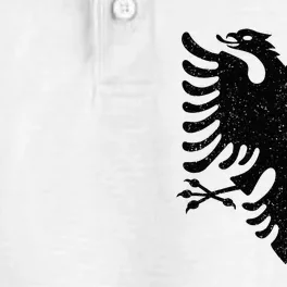 Albania Flag Albanian Doubleheaded Eagle Dry Zone Grid Performance Polo