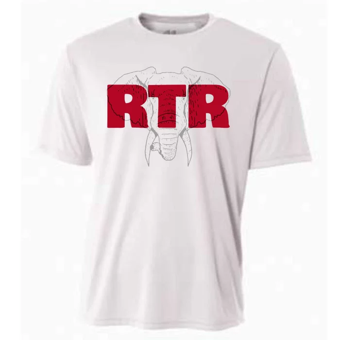 Alabama Football Athletics Elephant RTR Tailgate Cooling Performance Crew T-Shirt