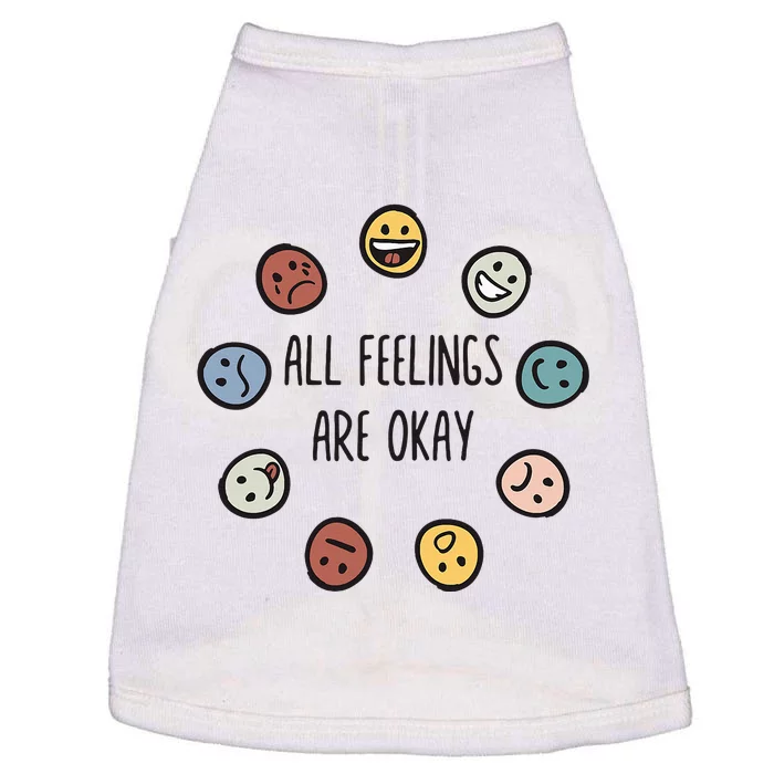 All Feelings Are Okay Tal Health Awareness Month Emotion Doggie Tank