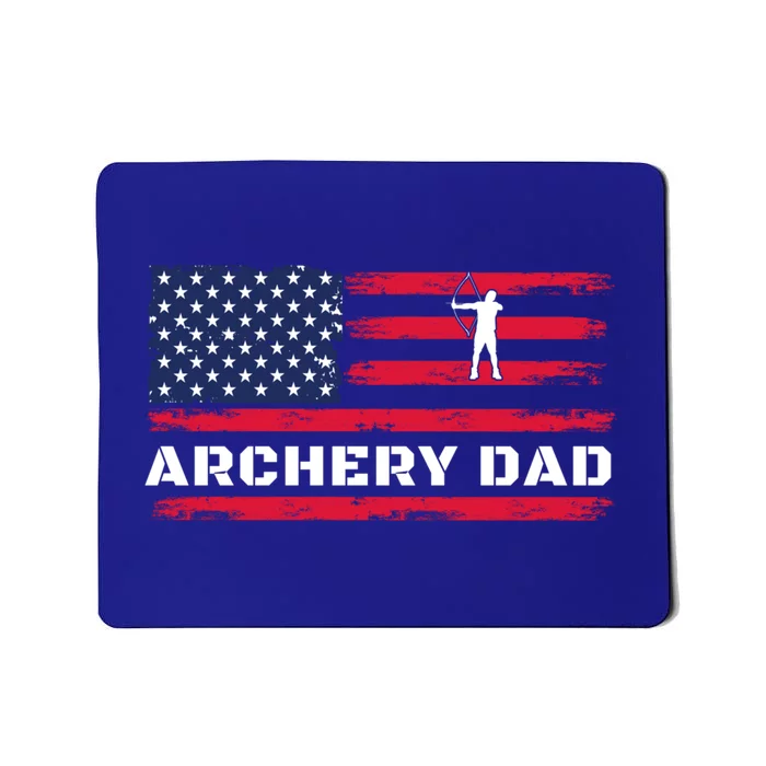 American Flag Archery Dad Father's Day Meaningful Gift Mousepad