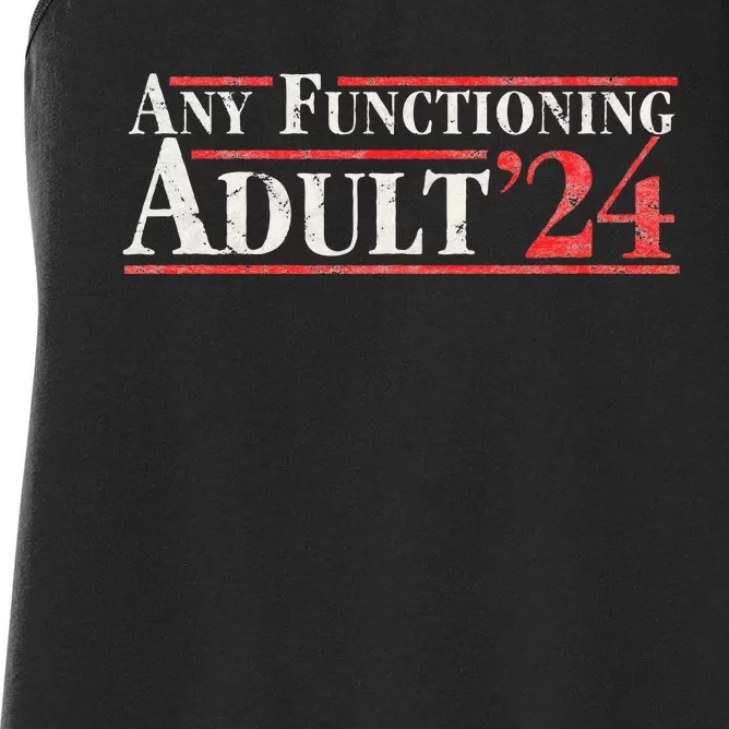 Any Functioning Adult 2024 Women's Racerback Tank