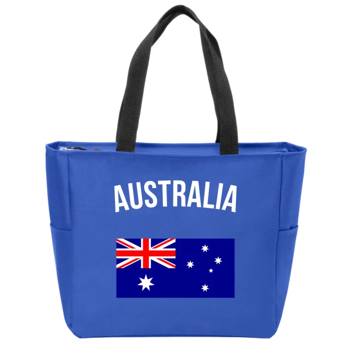 Australia Flag Australian Cute Gift Australia Hooded Great Gift Zip Tote Bag