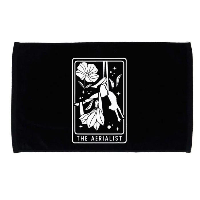 Aerialist Floral Acrobatics Dancer Aerial Silk Circus Sports Microfiber Hand Towel