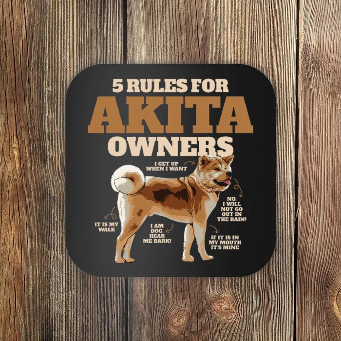 Akita For  Akita Owner Gifts mother's daay Coaster