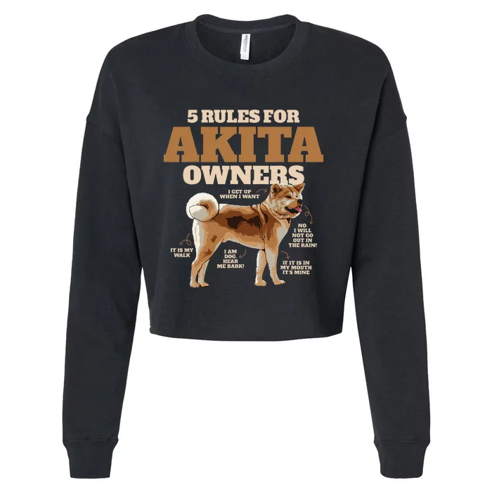 Akita For  Akita Owner Gifts mother's daay Cropped Pullover Crew