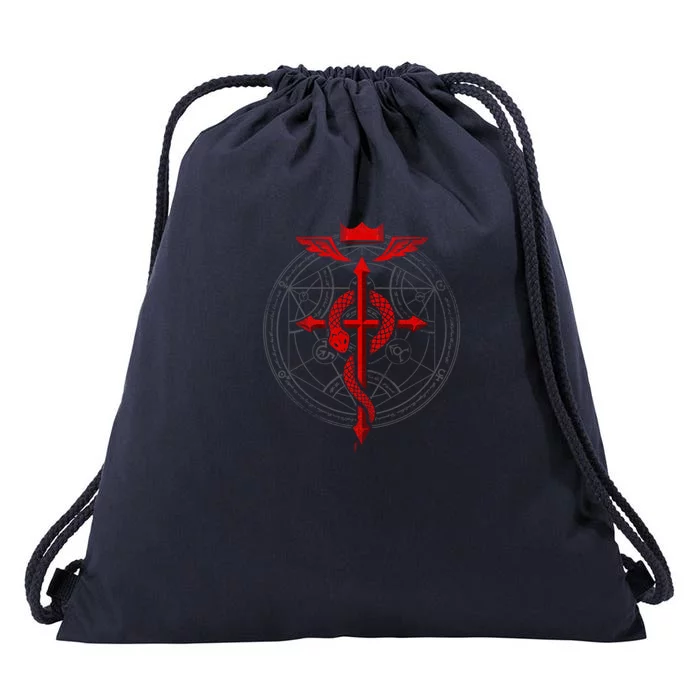 Alchemist Flamel Drawstring Bag