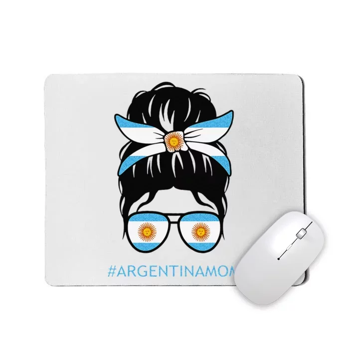 Argentine Flag Argentinian Mom Argentina Mama Mousepad