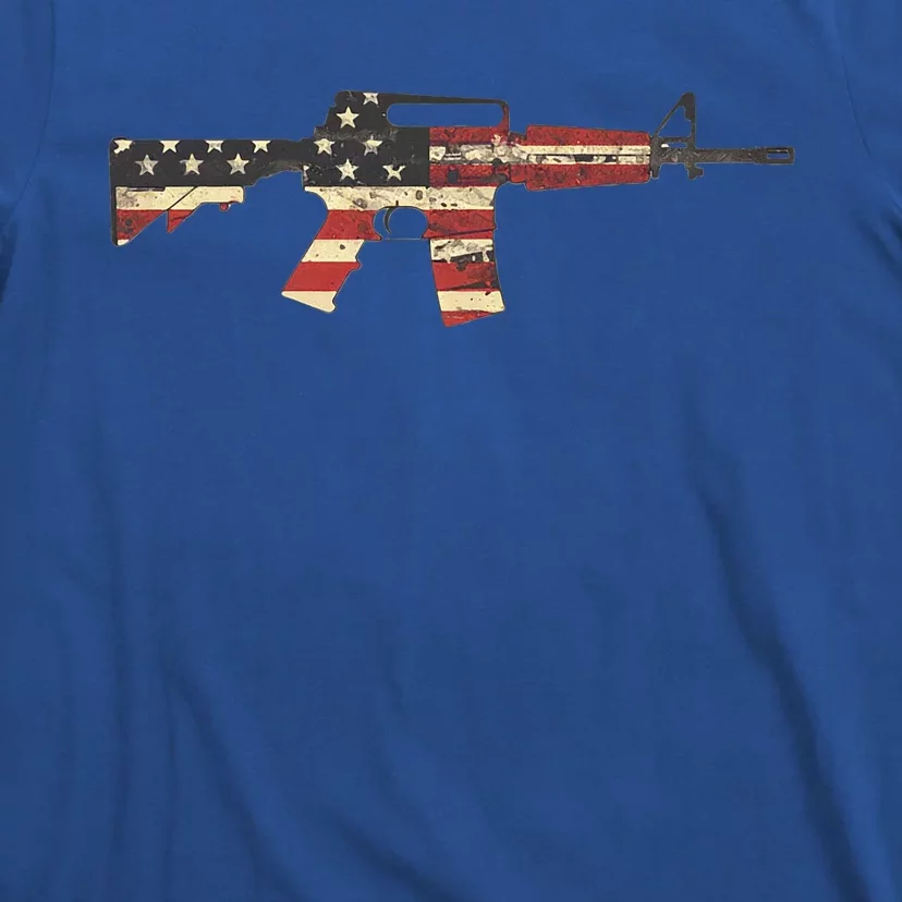 American Flag Ar15 T-Shirt