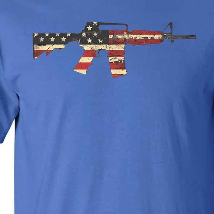 American Flag Ar15 Tall T-Shirt