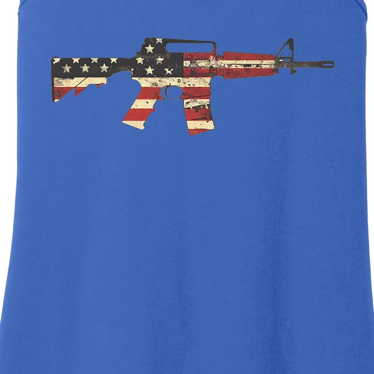 American Flag Ar15 Ladies Essential Tank