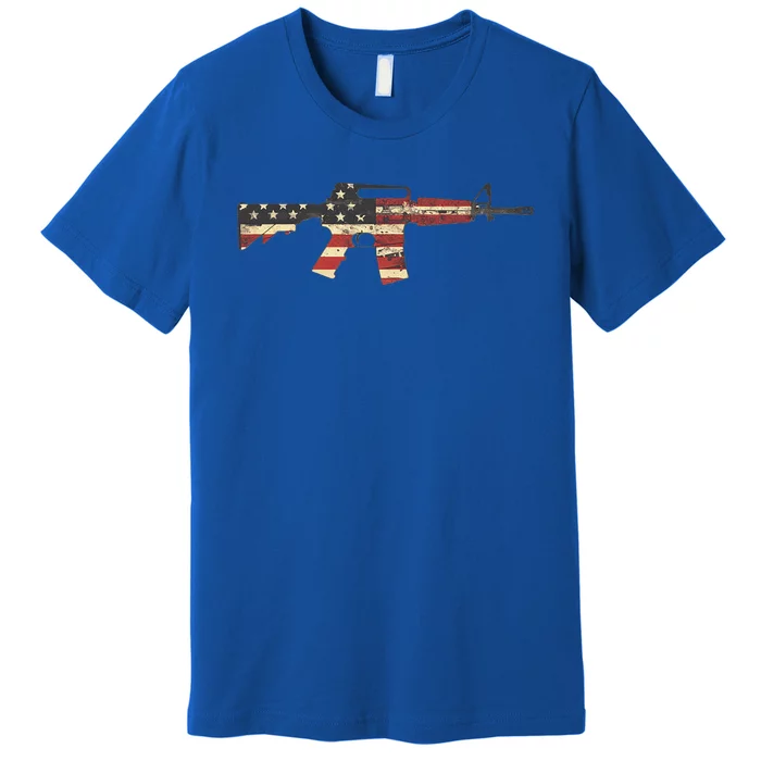 American Flag Ar15 Premium T-Shirt