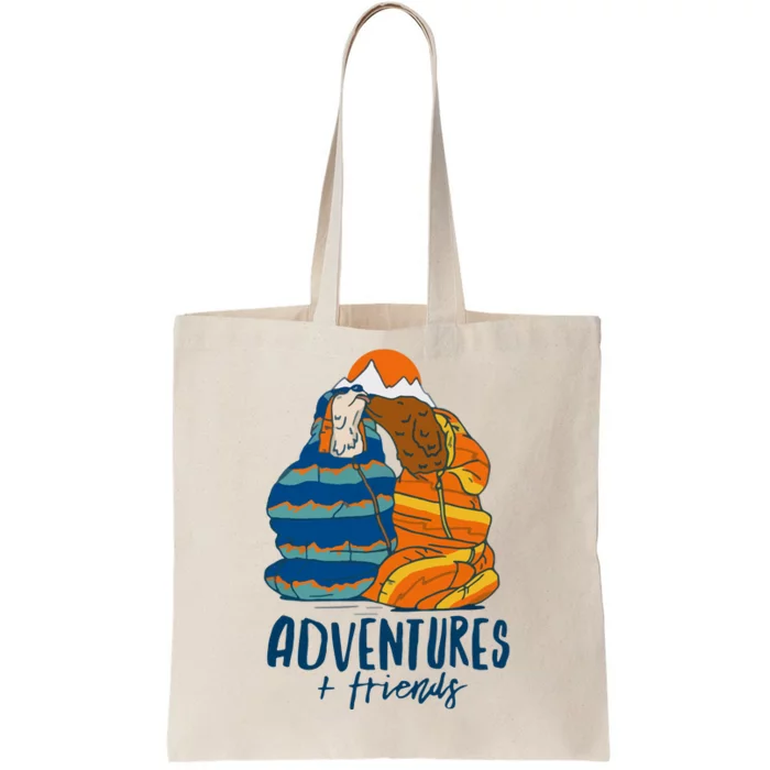 Adventures + Friends Tote Bag