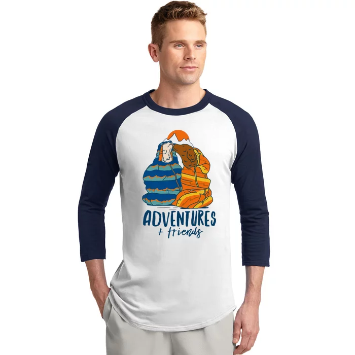 Adventures + Friends Baseball Sleeve Shirt