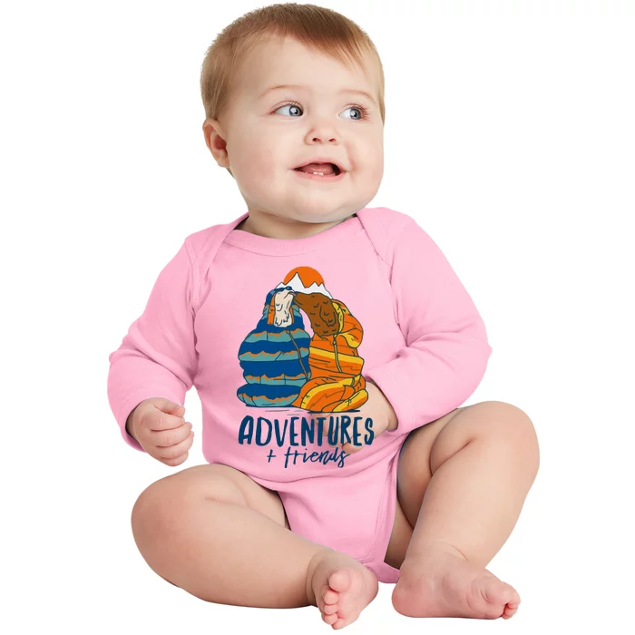 Adventures + Friends Baby Long Sleeve Bodysuit