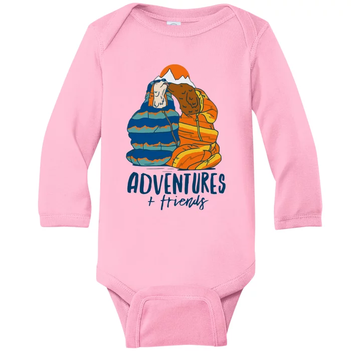 Adventures + Friends Baby Long Sleeve Bodysuit