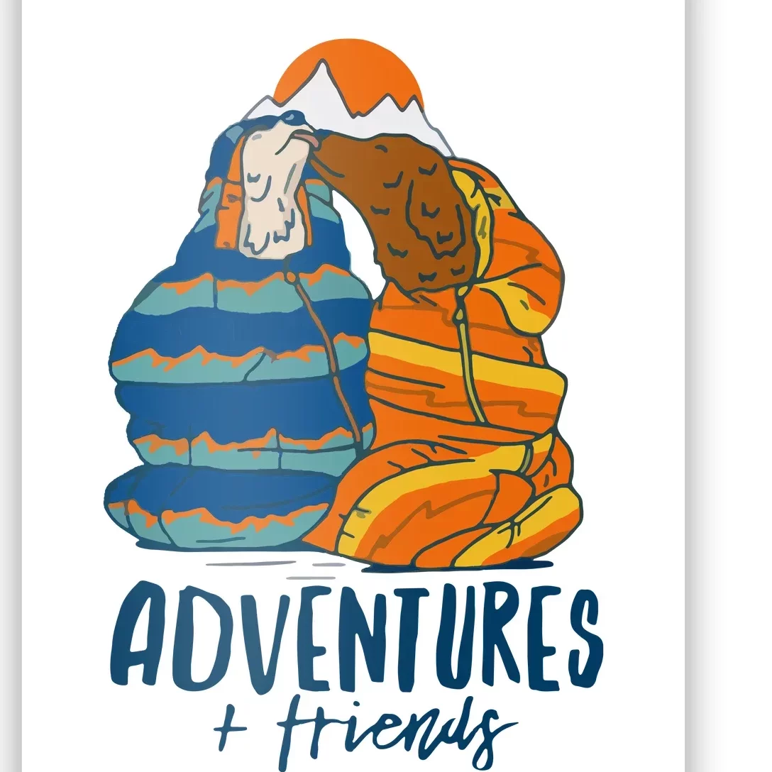 Adventures + Friends Poster