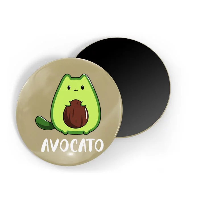 Avocato Funny Avocado Lover Cat Magnet