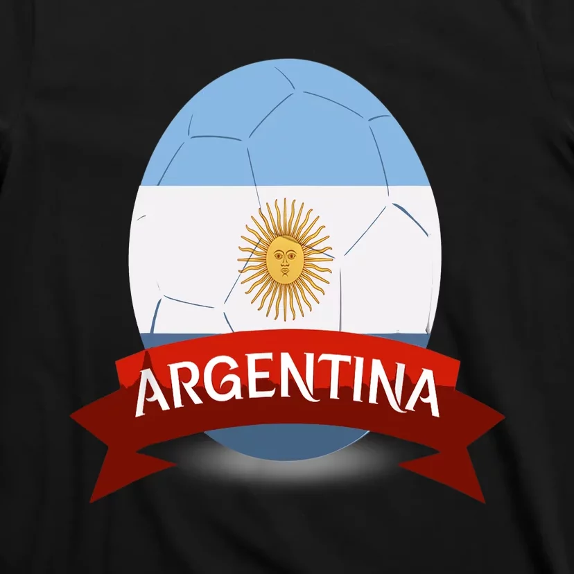 Argentina Flag Argentina Football Fan Soccer Team T-Shirt