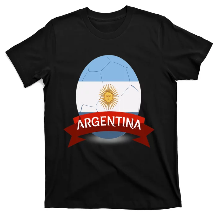 Argentina Flag Argentina Football Fan Soccer Team T-Shirt