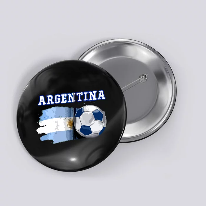 Argentinian Flag Argentina Soccer Fans Support Team Citizens Zip Hoodie Button