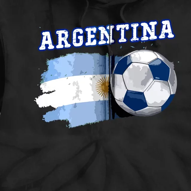 Argentinian Flag Argentina Soccer Fans Support Team Citizens Zip Hoodie Tie Dye Hoodie