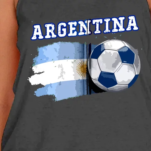 Argentinian Flag Argentina Soccer Fans Support Team Citizens Zip Hoodie Women's Knotted Racerback Tank