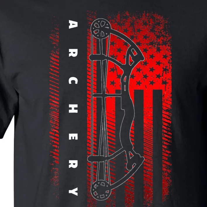 American Flag Archery Tall T-Shirt