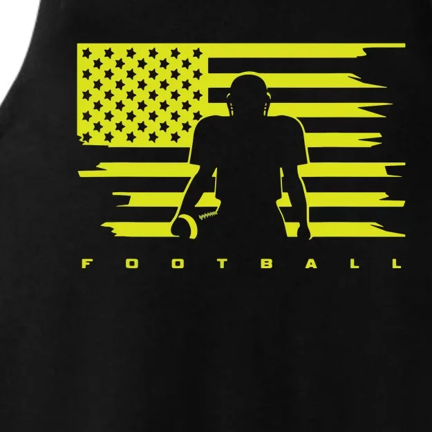 American Football Apparel Football Ladies Tri-Blend Wicking Tank