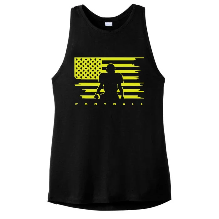 American Football Apparel Football Ladies Tri-Blend Wicking Tank