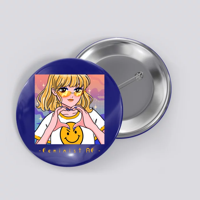 Aesthetic Feminist Af E Power Anime Indie Harajuku Gift Button