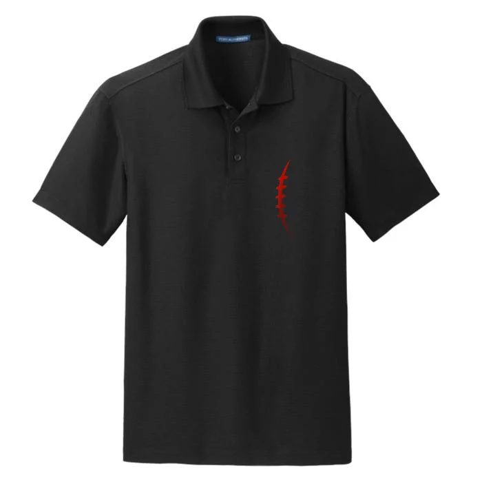 American Football Dry Zone Grid Performance Polo