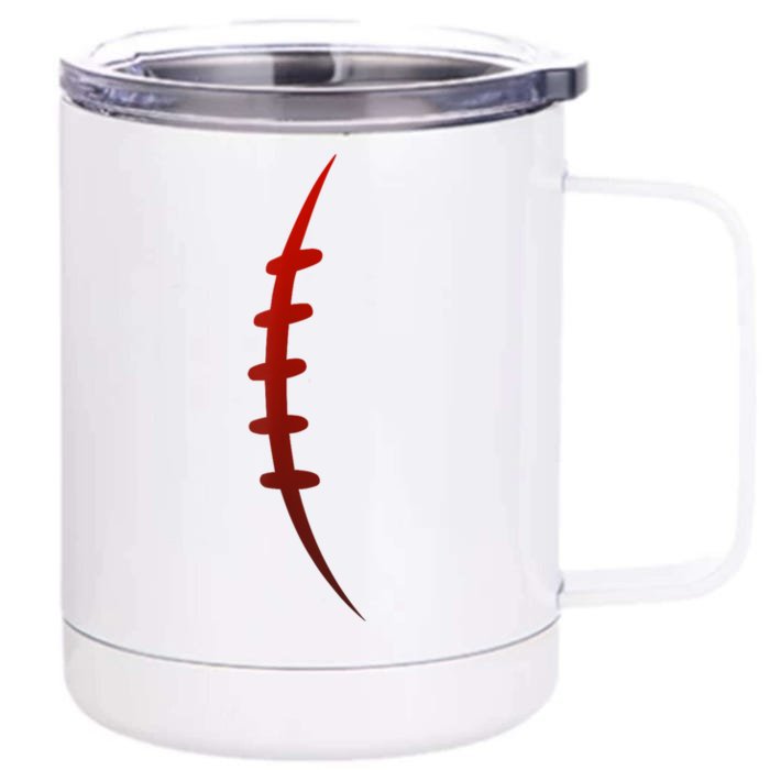 American Football Front & Back 12oz Stainless Steel Tumbler Cup