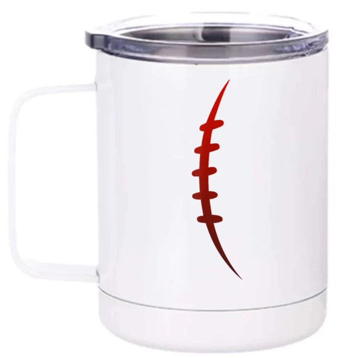 American Football Front & Back 12oz Stainless Steel Tumbler Cup