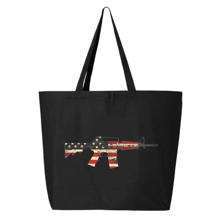 American Flag Ar15 25L Jumbo Tote