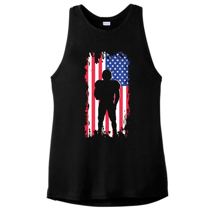 American Football Apparel Football Ladies Tri-Blend Wicking Tank