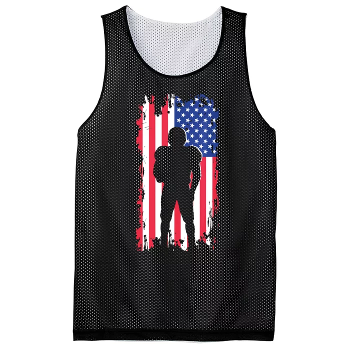 American Football Apparel Football Mesh Reversible Basketball Jersey Tank