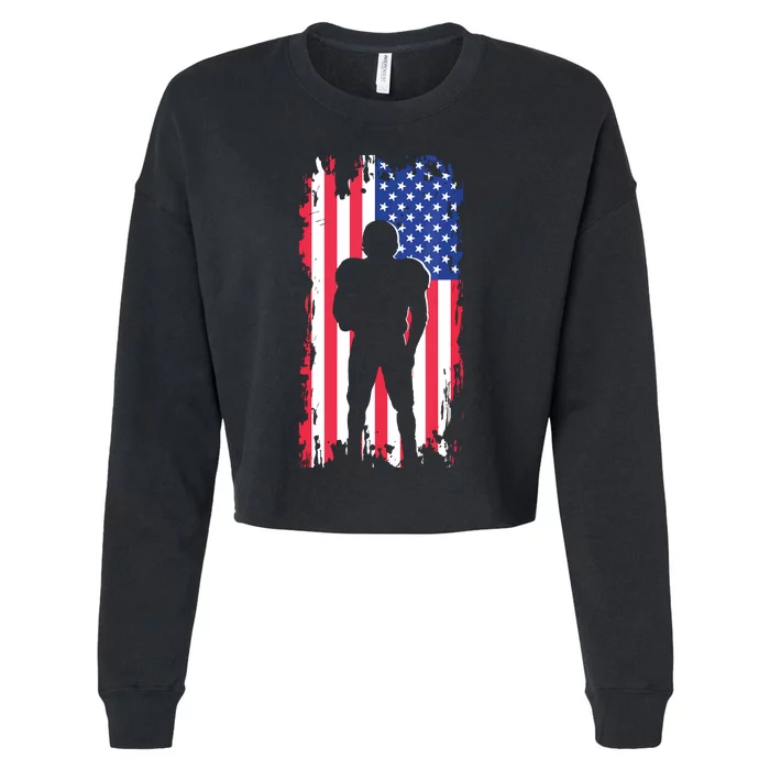 American Football Apparel Football Cropped Pullover Crew