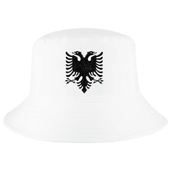 Albania Flag Albanian Doubleheaded Eagle Cool Comfort Performance Bucket Hat