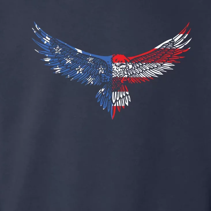 American Flag An Eagle Mullet Patriotic For Dad Husband Toddler Hoodie