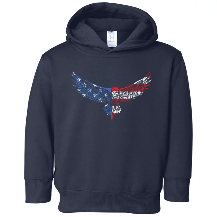 American Flag An Eagle Mullet Patriotic For Dad Husband Toddler Hoodie