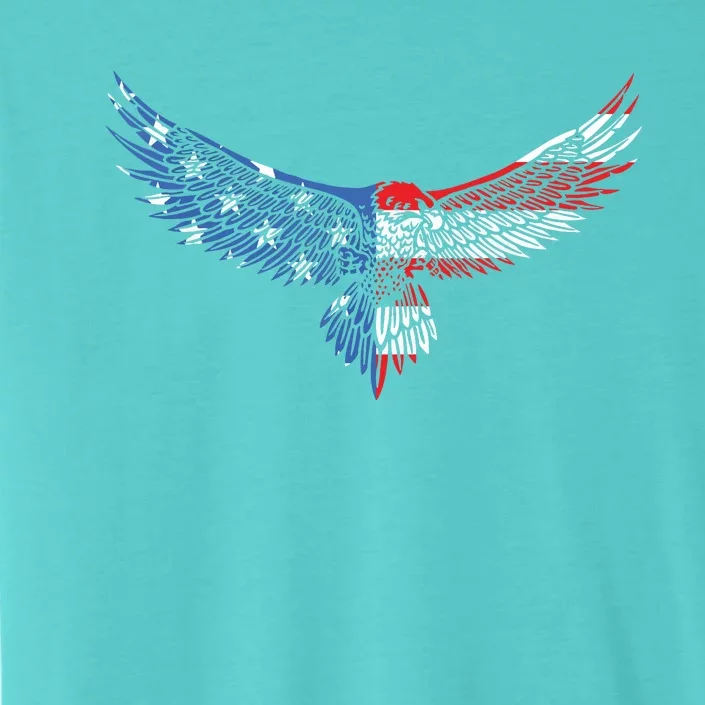 American Flag An Eagle Mullet Patriotic For Dad Husband ChromaSoft Performance T-Shirt