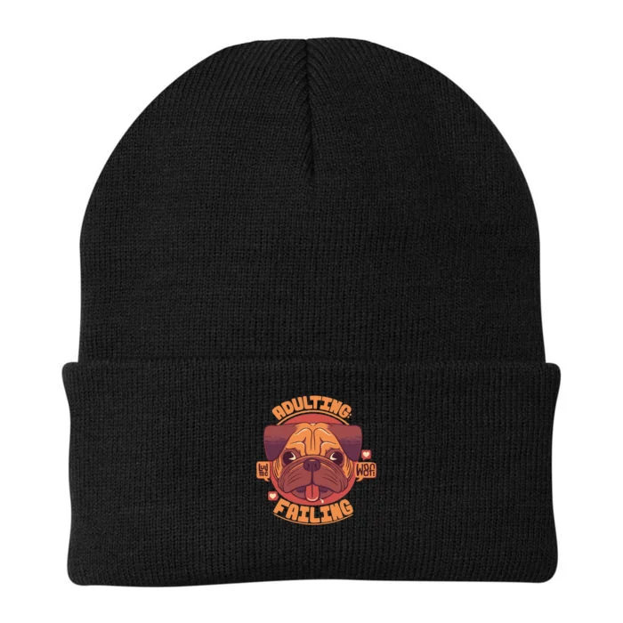 Adulting Failing Knit Cap Winter Beanie