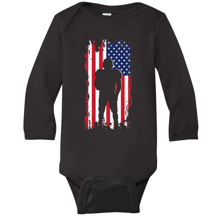 American Football Apparel Football Baby Long Sleeve Bodysuit