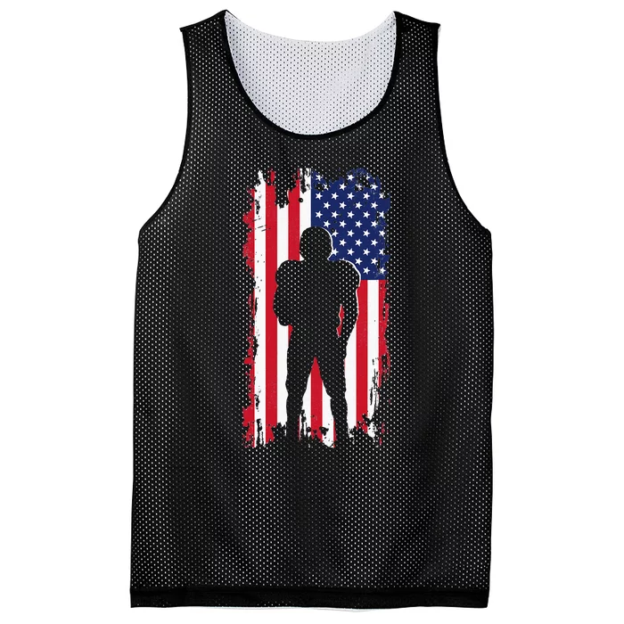 American Football Apparel Football Mesh Reversible Basketball Jersey Tank