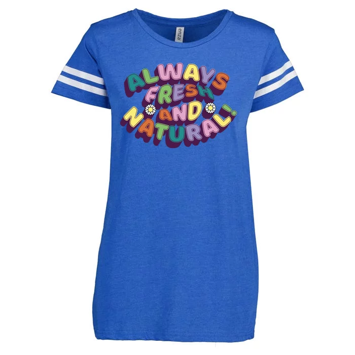 Always Fresh And Natural Colorful Enza Ladies Jersey Football T-Shirt